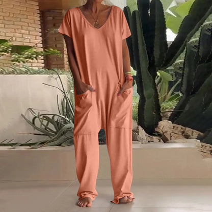 Stephanie | Short Sleeve Jumpsuits