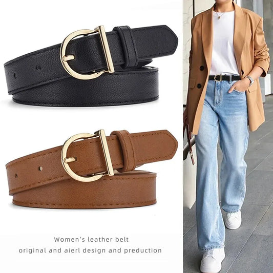 Ellie | Pin Buckle Thin Belt - TrendHavenCo