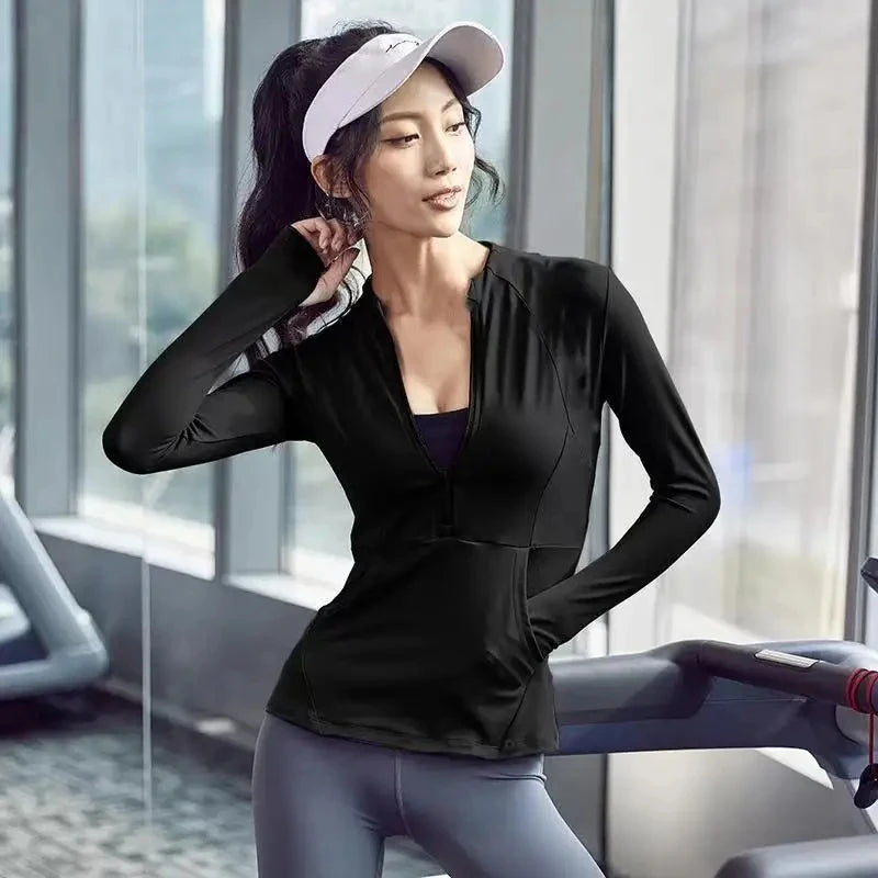 Brianna | Sport Jacket Zipper Yoga Coat Clothes