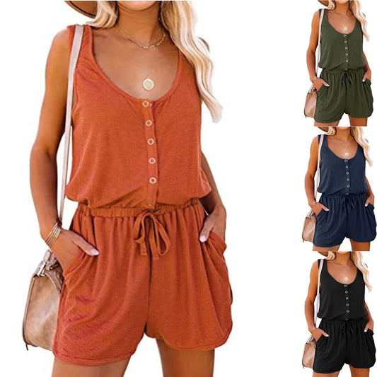 Makenna | Cross-Border Sleeveless Jumpsuit
