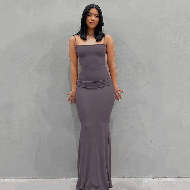 Dakota | Sexy Spaghetti Strap Long Dress
