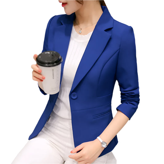 Veronica | Long Sleeve Blazers Pockets Jackets Coat