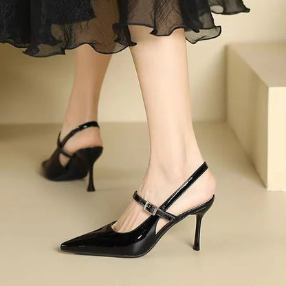 Opal | Slingback Sandals Pointed Toe Thin High Heels