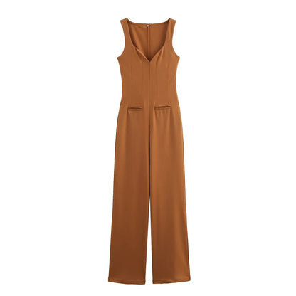 Emerie | Simple and Comfortable Long Jumpsuit