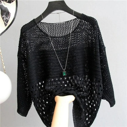 Aubrey | Knitted Vest Hollow Out Streetwear