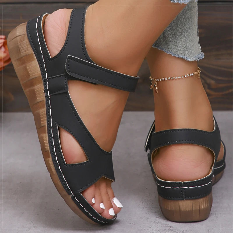 Alma | Casual Summer Shoes Low Heels Sandals