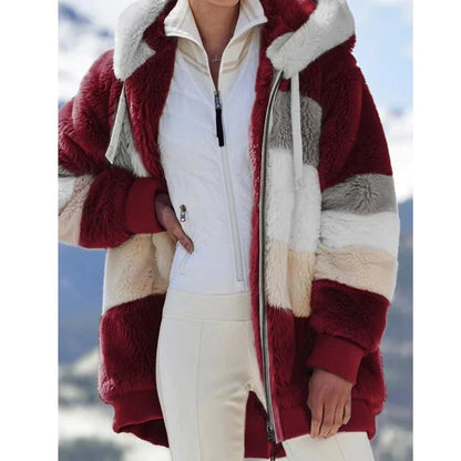 Adalynn | Women Hooded Zipper Jacket