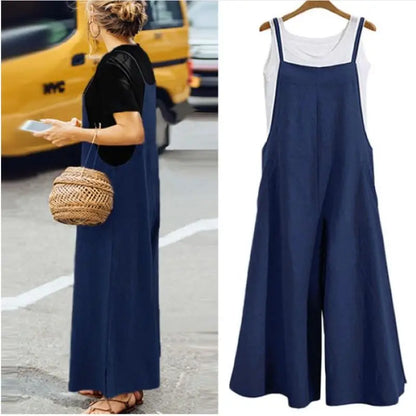 Reina | Summer Sleeveless Jumpsuit