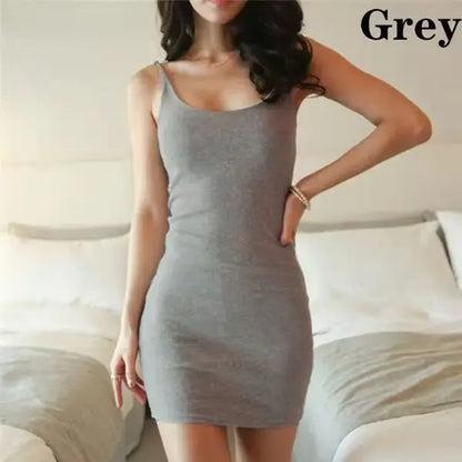 Elaina | Sexy Backless Sleeveless Slim Vest Dress