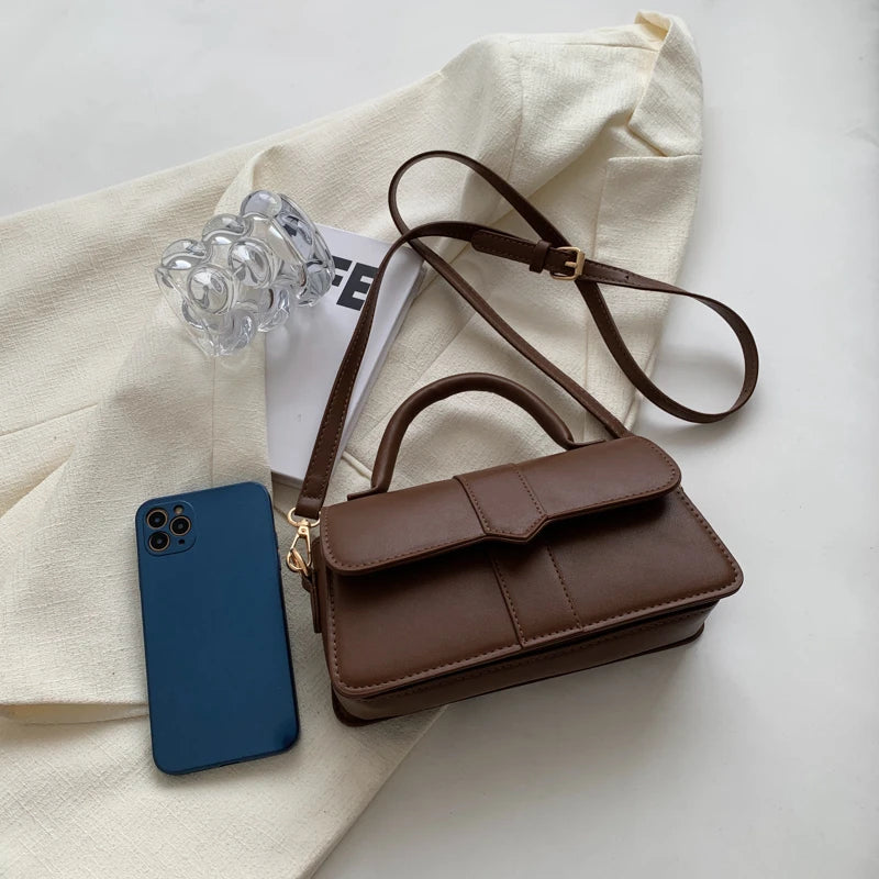 Pauline | Leather Shoulder Bag - TrendHavenCo
