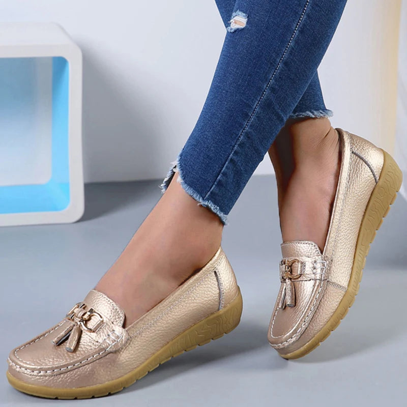 Emily | Slip On Flat Shoes - TrendHavenCo