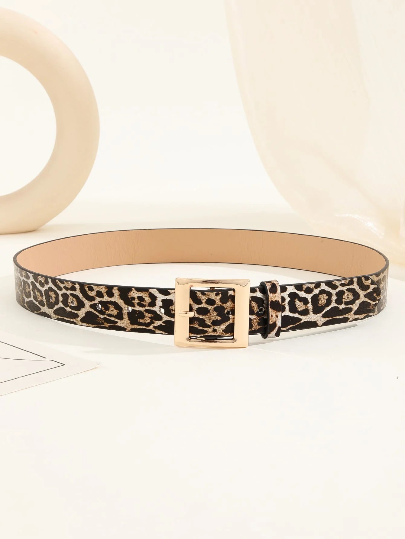 Nova | Vintage Chic Leopard Print Belt - TrendHavenCo