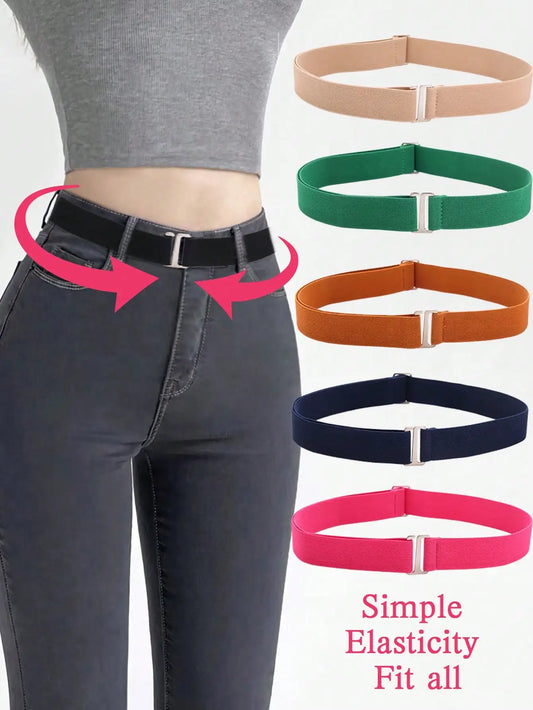 Ella | Elastic Comfortable Anti-Slip Pants Belt - TrendHavenCo