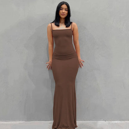 Dakota | Sexy Spaghetti Strap Long Dress