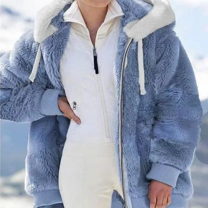 Adalynn | Women Hooded Zipper Jacket