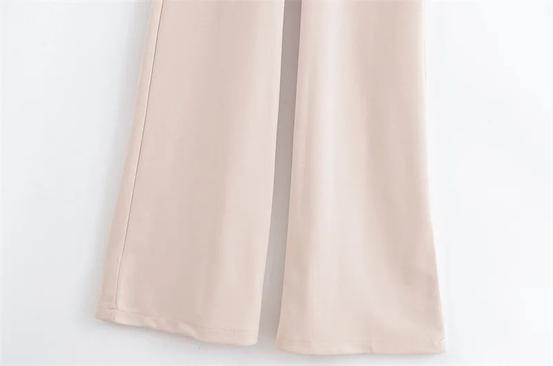 Capri | halterneck style slim flared jumpsuit