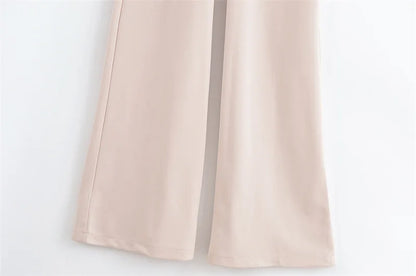 Capri | halterneck style slim flared jumpsuit
