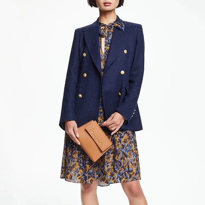 Noelle | Long Sleeved Shirt Dress Layered Skirt