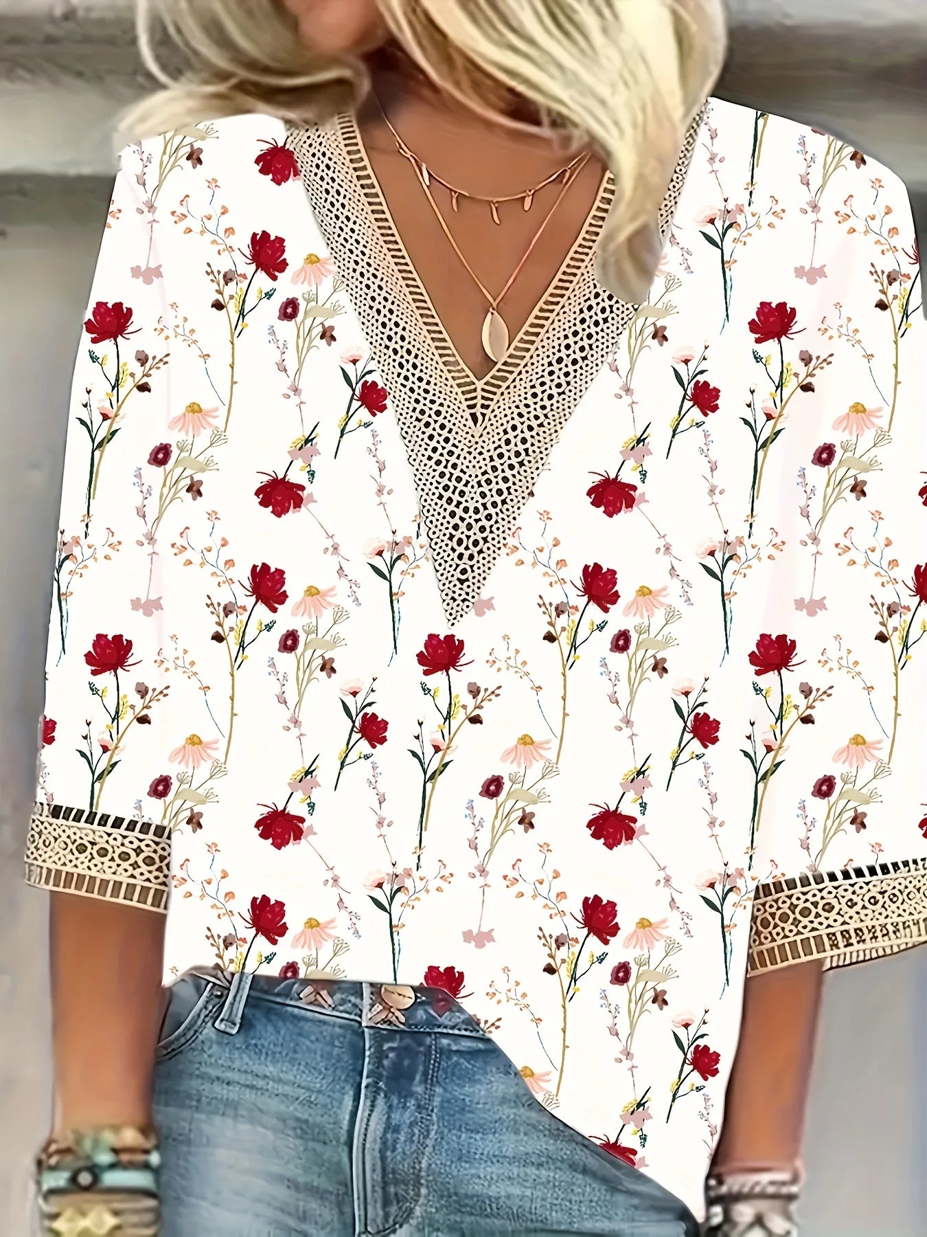 Anaya | Loose Woman Shirt Casual Blouse
