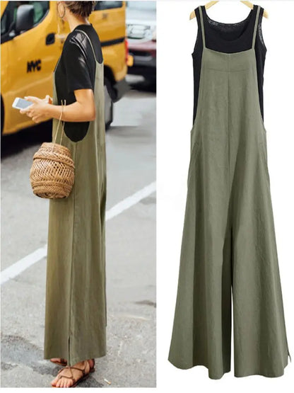 Reina | Summer Sleeveless Jumpsuit
