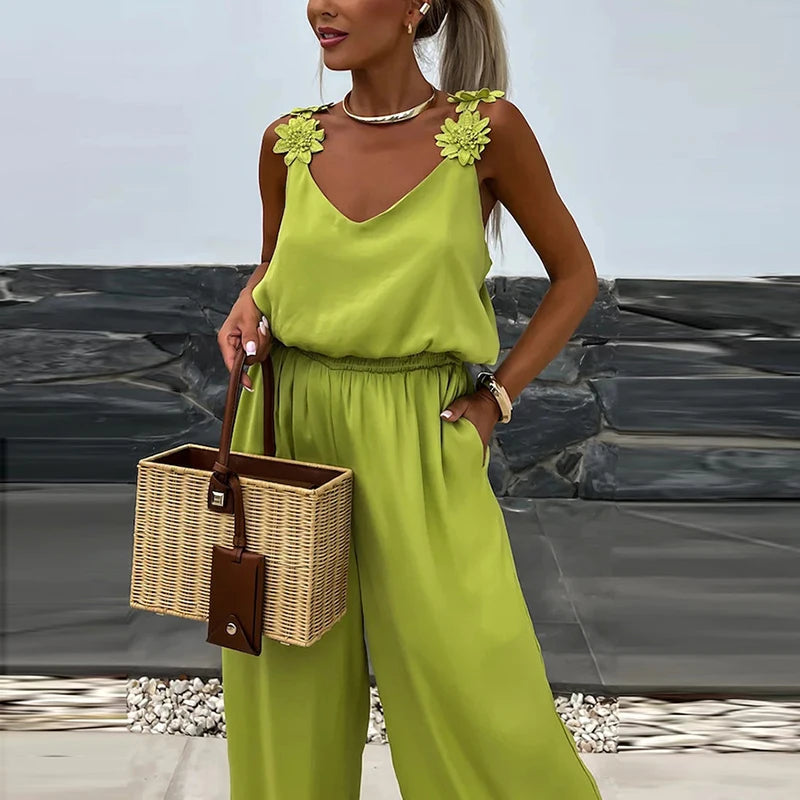 Nadia | Loose Long Pants Jumpsuit