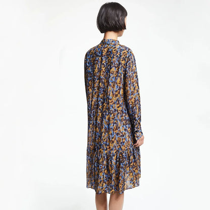 Noelle | Long Sleeved Shirt Dress Layered Skirt