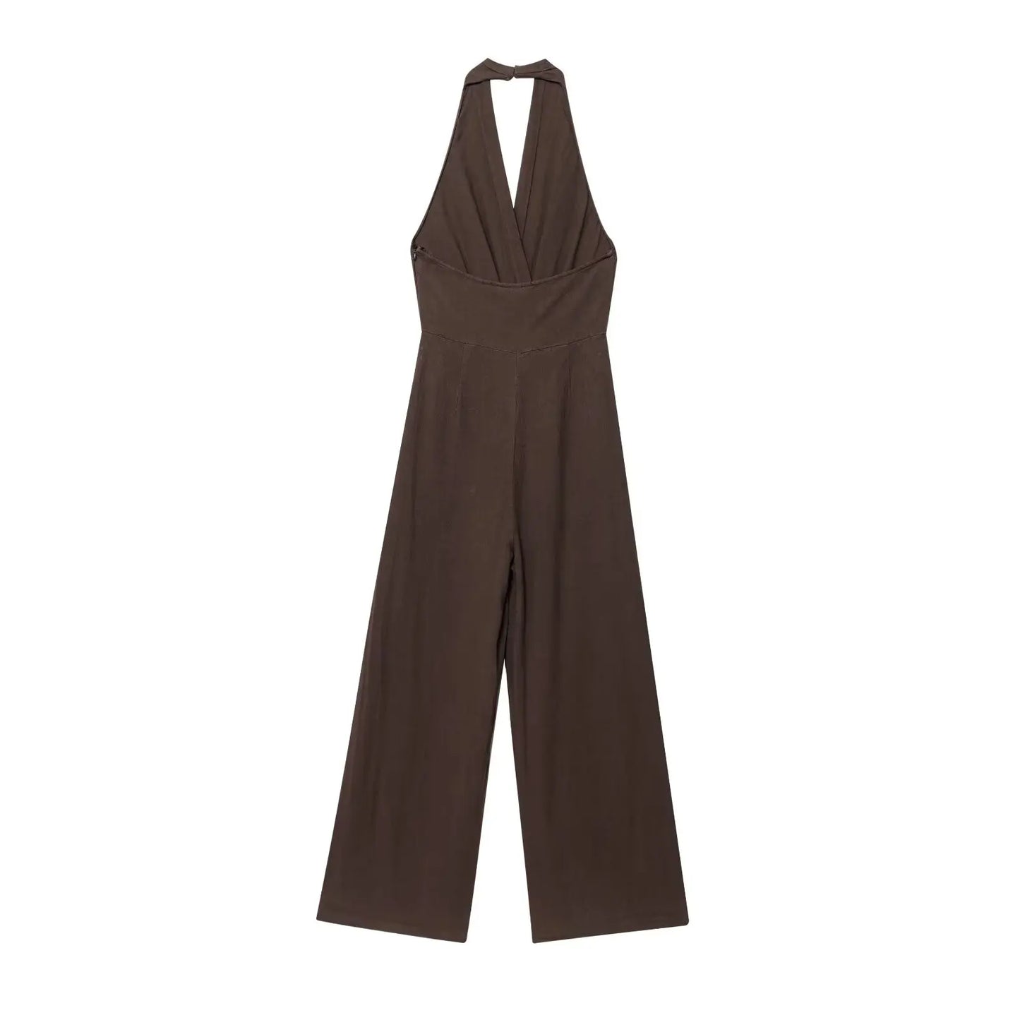 Emelia | halterneck long jumpsuit