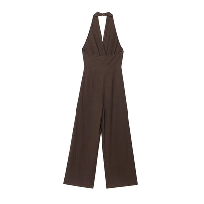 Emelia | halterneck long jumpsuit