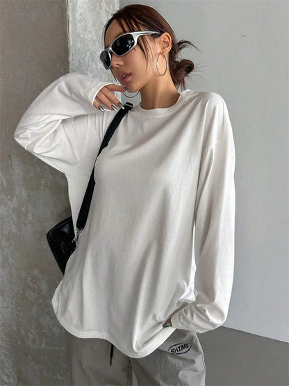 Belinda | Long Sleeve Loose O-neck T-shirt