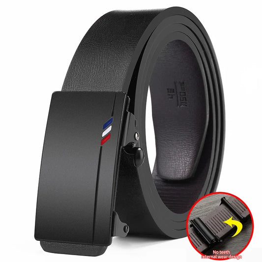 Alvin | Toothless Automatic Buckle Belt - TrendHavenCo