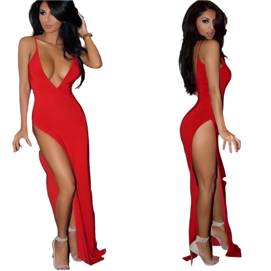 Cataleya | Deep V Low Cut High Elastic Tight Dress