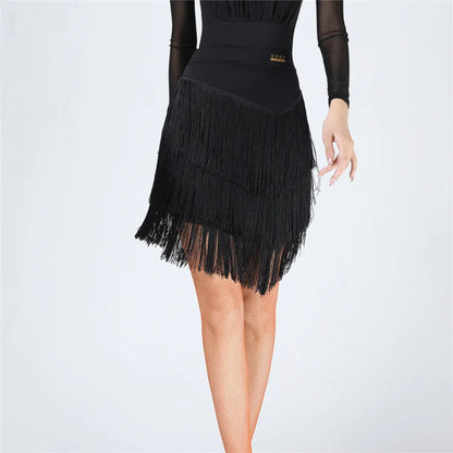 Rebecca | Latin Dance Tassel Dress