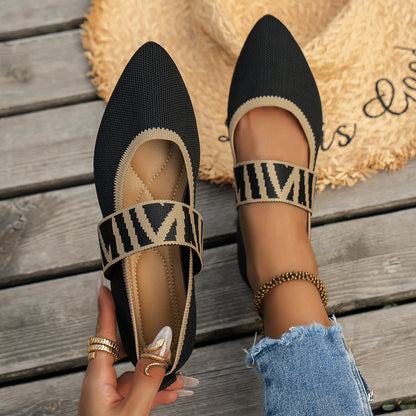 Gianna | Casual Color-block Flat Shoes - TrendHavenCo