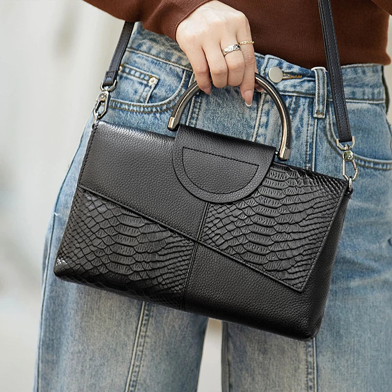Athena | Shoulder Crossbody Bag Soft PU Leather Handbag - TrendHavenCo