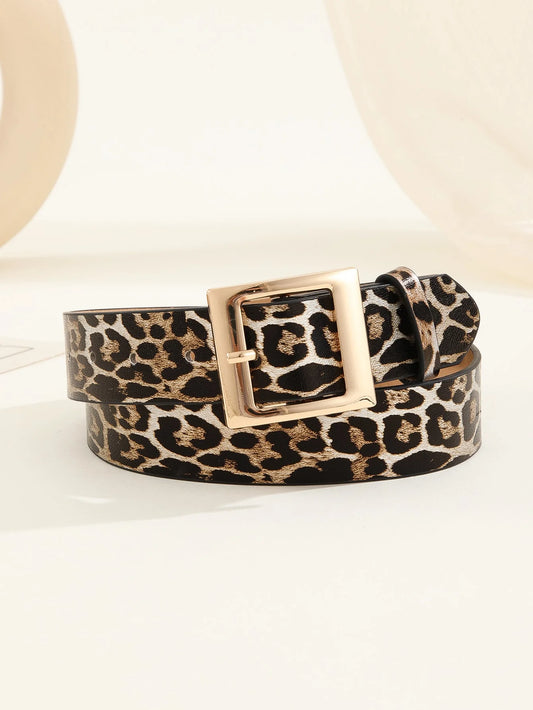 Nova | Vintage Chic Leopard Print Belt - TrendHavenCo