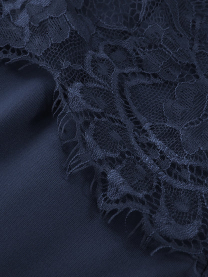 Gabrielle | short sleeved lace jumpsuit
