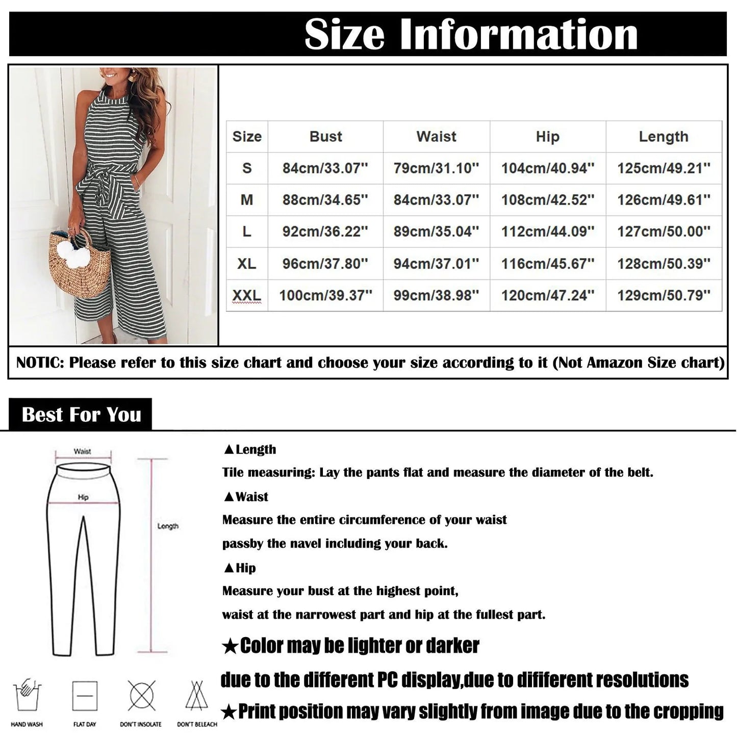 Monroe | Slim Fit Round Neck Sleeveless Jumpsuit