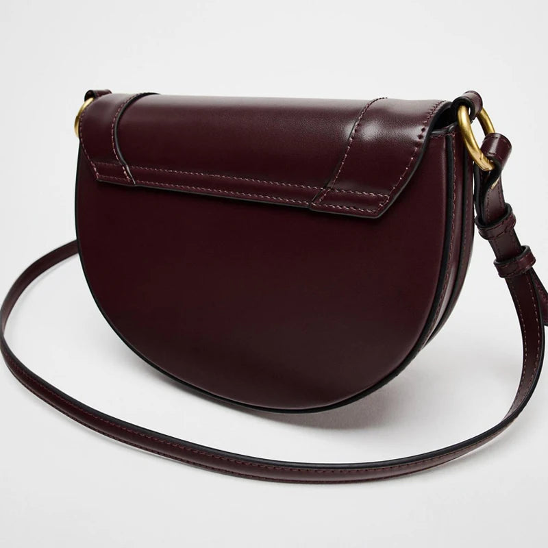 Adeline | Saddle Handbags Flap Shoulder Bag - TrendHavenCo