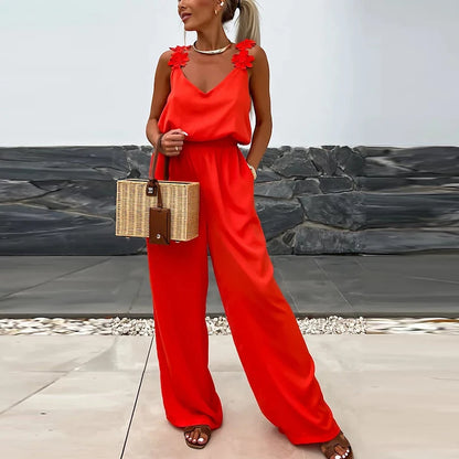 Nadia | Loose Long Pants Jumpsuit