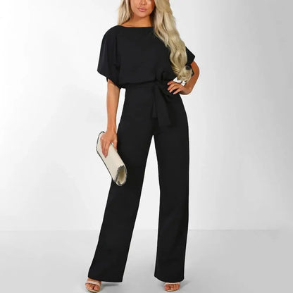 Daniella | Tight Waist Slim Jumpsuit