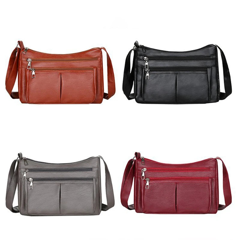 Shein | Ladies Shoulder Bags Soft Leather - TrendHavenCo