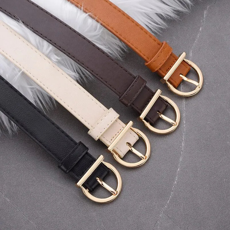 Ellie | Pin Buckle Thin Belt - TrendHavenCo