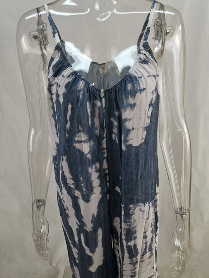 Amaia |  suspender sexy wide leg pants jumpsuit