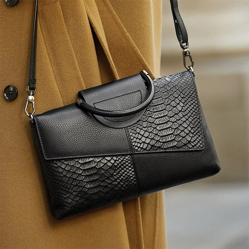 Athena | Shoulder Crossbody Bag Soft PU Leather Handbag - TrendHavenCo
