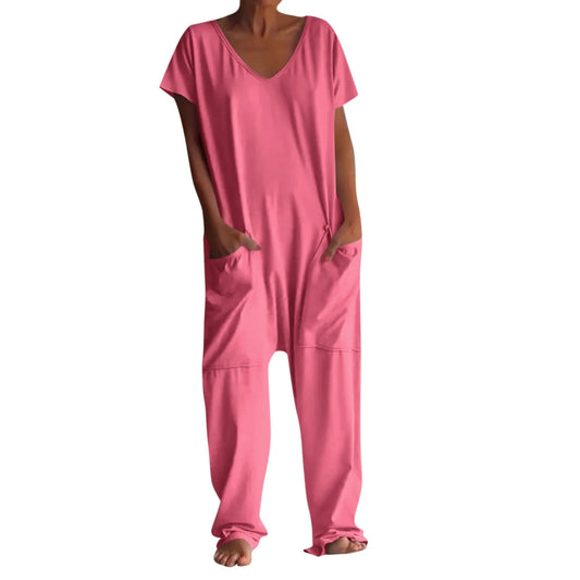 Stephanie | Short Sleeve Jumpsuits