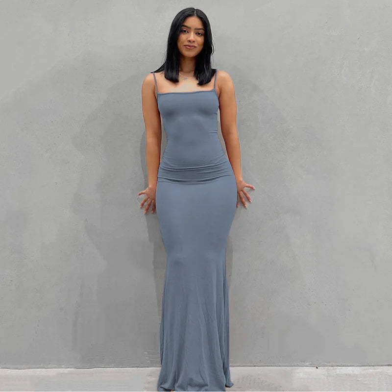 Dakota | Sexy Spaghetti Strap Long Dress
