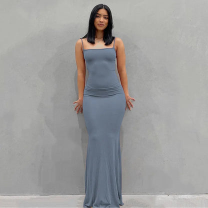 Dakota | Sexy Spaghetti Strap Long Dress