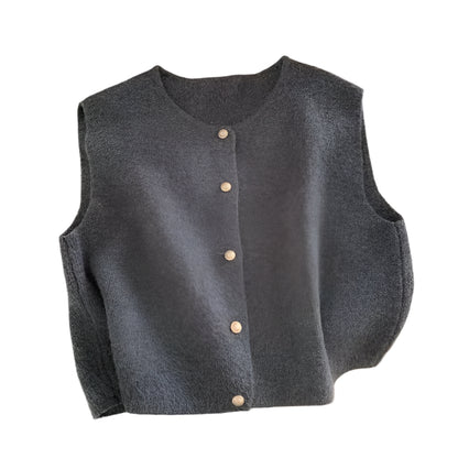 Emersyn | Crew Neck Short Sleeve Cardigan Coats