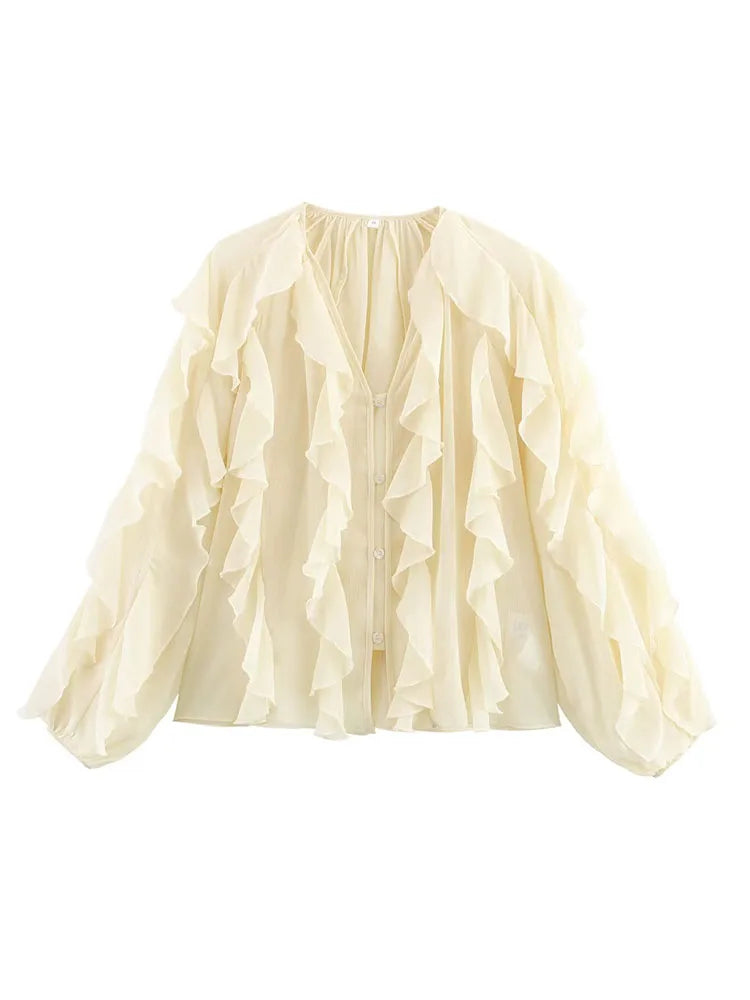 Elisa | Women Summer Blouses Shirts Tops - TrendHavenCo