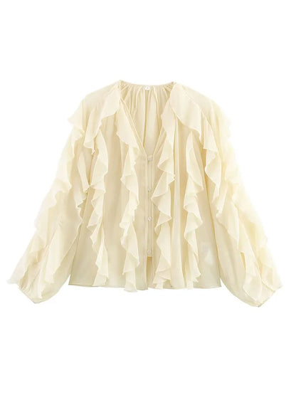 Elisa | Women Summer Blouses Shirts Tops - TrendHavenCo